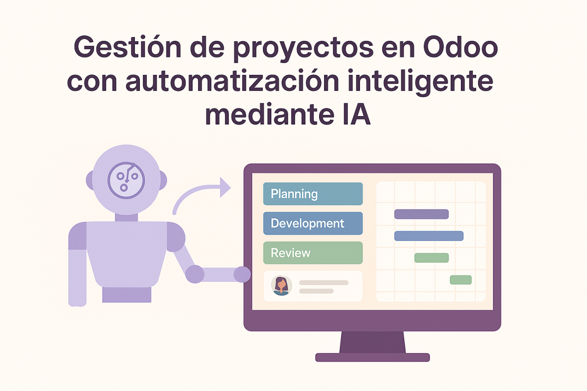 Gestión de proyectos en Odoo con automatización inteligente mediante IA, TICBCN | Partners en Mataró
