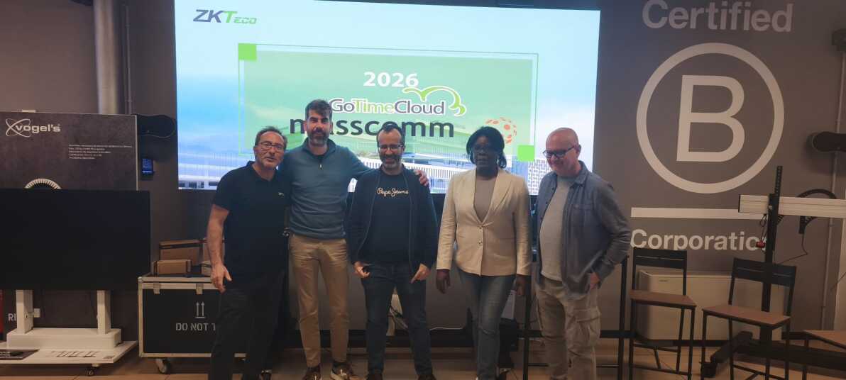 control horario y control de accesos junto a Masscomm y ZKTeco Iberia